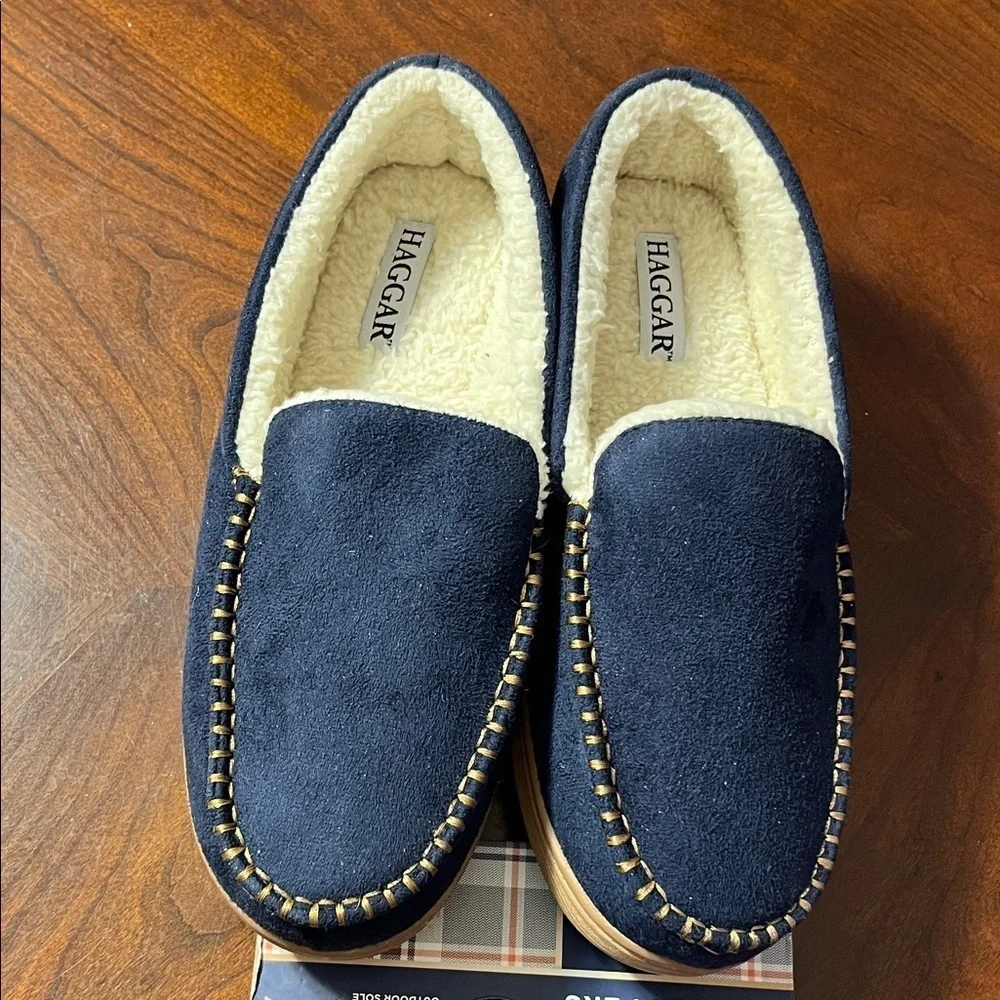 Haggar Men's Plaid Comfort Slippers